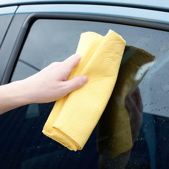 3D Leatherette Chamois Car Cleaning Cloth