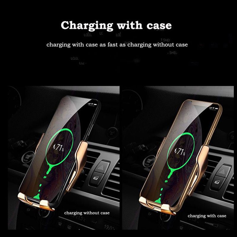 Smart Auto-Clamping Wireless Car Charger