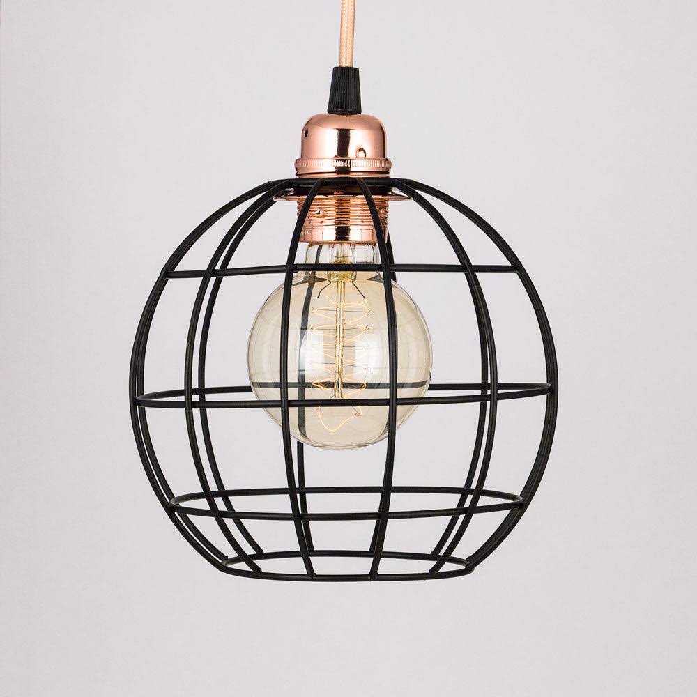 Vintage Black Iron Edison Lamp Shade