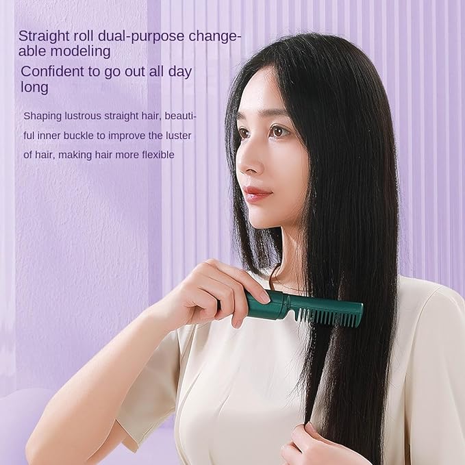 Affordiex Mini Cordless Hair Straightener Comb