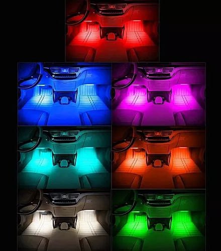 Vibrant RGB Car Interior Neon Lights