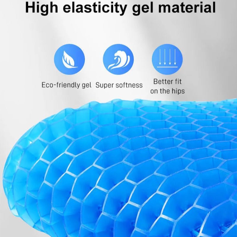 Insulated Silicone Car Seat Cushion with Ice Pad