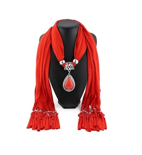 Elegant Scarf Necklace for Women